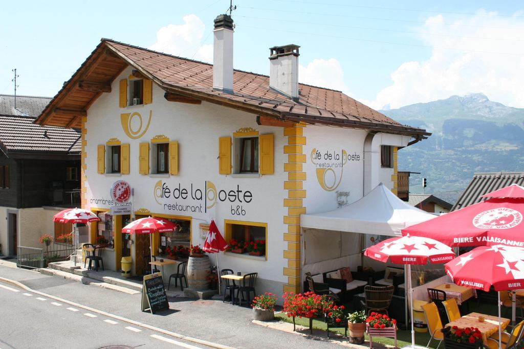 B&B Cafe De La Poste Agettes Luaran gambar